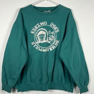 🔥🔥 Vintage ESKIMO JOE’S Stillwater,OK Graphic CREWNECK Sweatshirt Sz 2XL - EUC
